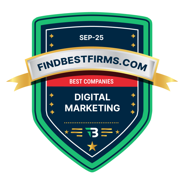 digital marketing companies award warranty badge