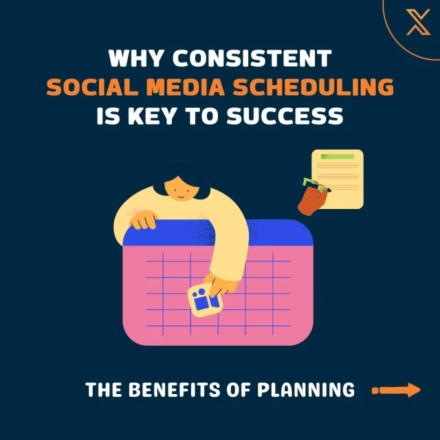 Consistent social media scheduling is the secret sauce to building a strong online presence! 🚀 

By establishing a reliable posting routine, you not only keep your followers engaged but also maximize your reach by sharing content at optimal times. 📅✨ 

Stay organized, avoid content gaps, and track your success with ease while ensuring your audience isn’t overwhelmed. Take your social media strategy to the next level with Exaalgia! Let’s make your brand shine! 💼🌟 

#Exaalgia #SocialMedia #SocialMediaSuccess #ContentStrategy #DigitalMarketing #SocialMediaManagement #BrandAwareness #Engagement #BrandBuilding #ContentCalendar #MarketingTips