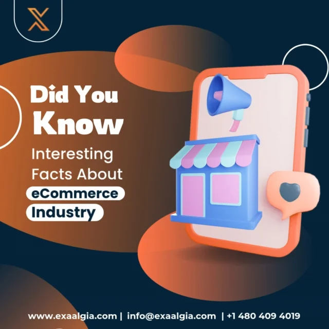 Did you know that by 2040, an staggering 95% of purchases are expected to be made online? The eCommerce industry is booming, growing at a remarkable 23% year-over-year, and is projected to generate a staggering USD 5.42 trillion in annual sales! 🌐 🚀 

Yet, over one-third of American small businesses still lack an online presence. Don’t get left behind—embrace the digital revolution and tap into the potential of 2.14 billion global digital buyers! Join us at Exaalgia to unlock your eCommerce success today! 💡💻 

#Exaalgia #eCommerce #DigitalTransformation #Branding #SmallBusiness #OnlineSales #OnlinePresence #SocialMedia #Entrepreneurship #BusinessSuccess #FutureOfShopping